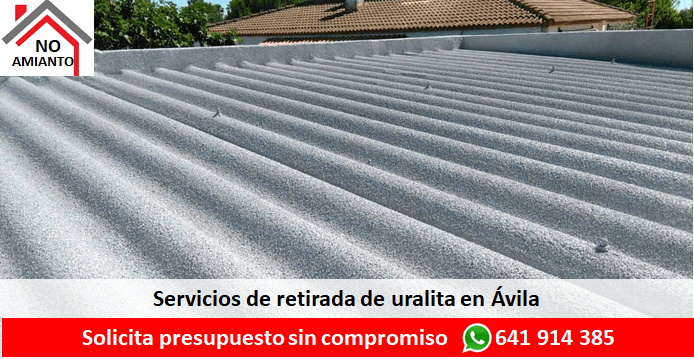 Retirada de uralita en Ávila